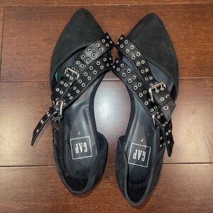 nwot GAP Women's Black Strappy Flats